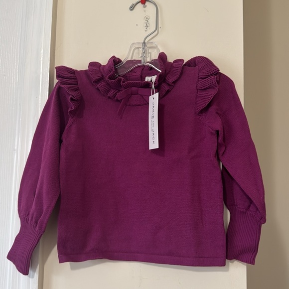 Janie and Jack ruffle sweater - Picture 2 of 8